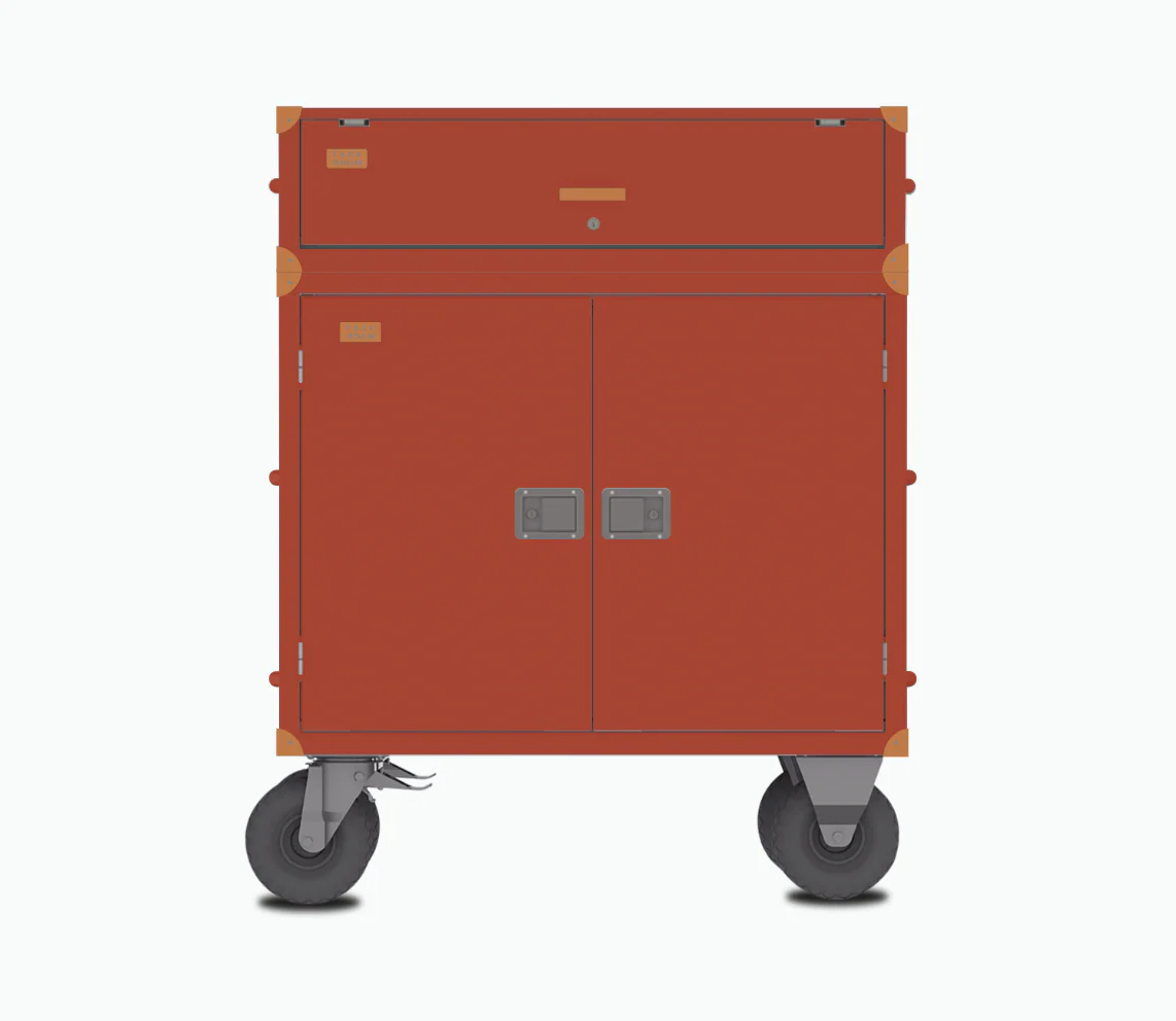 Competition Evo Slim - Ferrari Red and Cognac