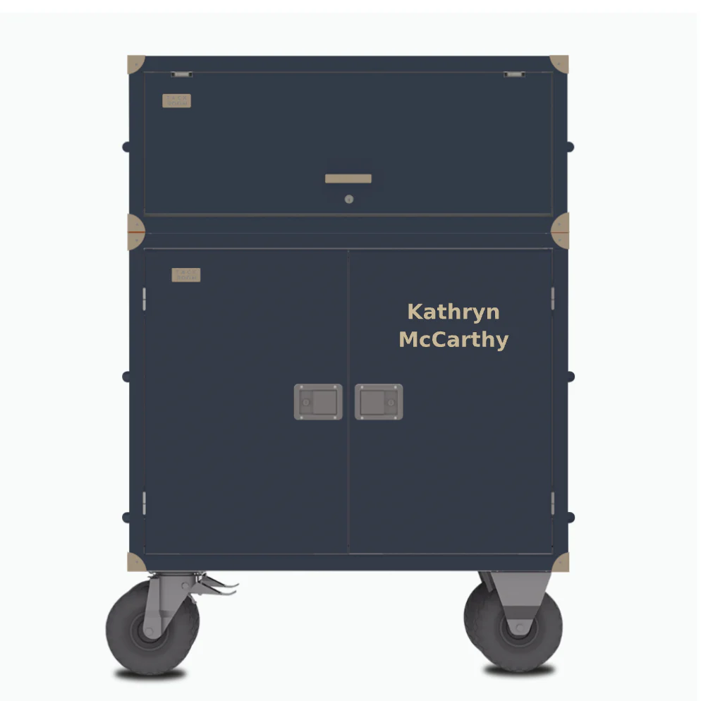 Kathryn McCarthy - Competition Evo Dark Blue and Beige Leather